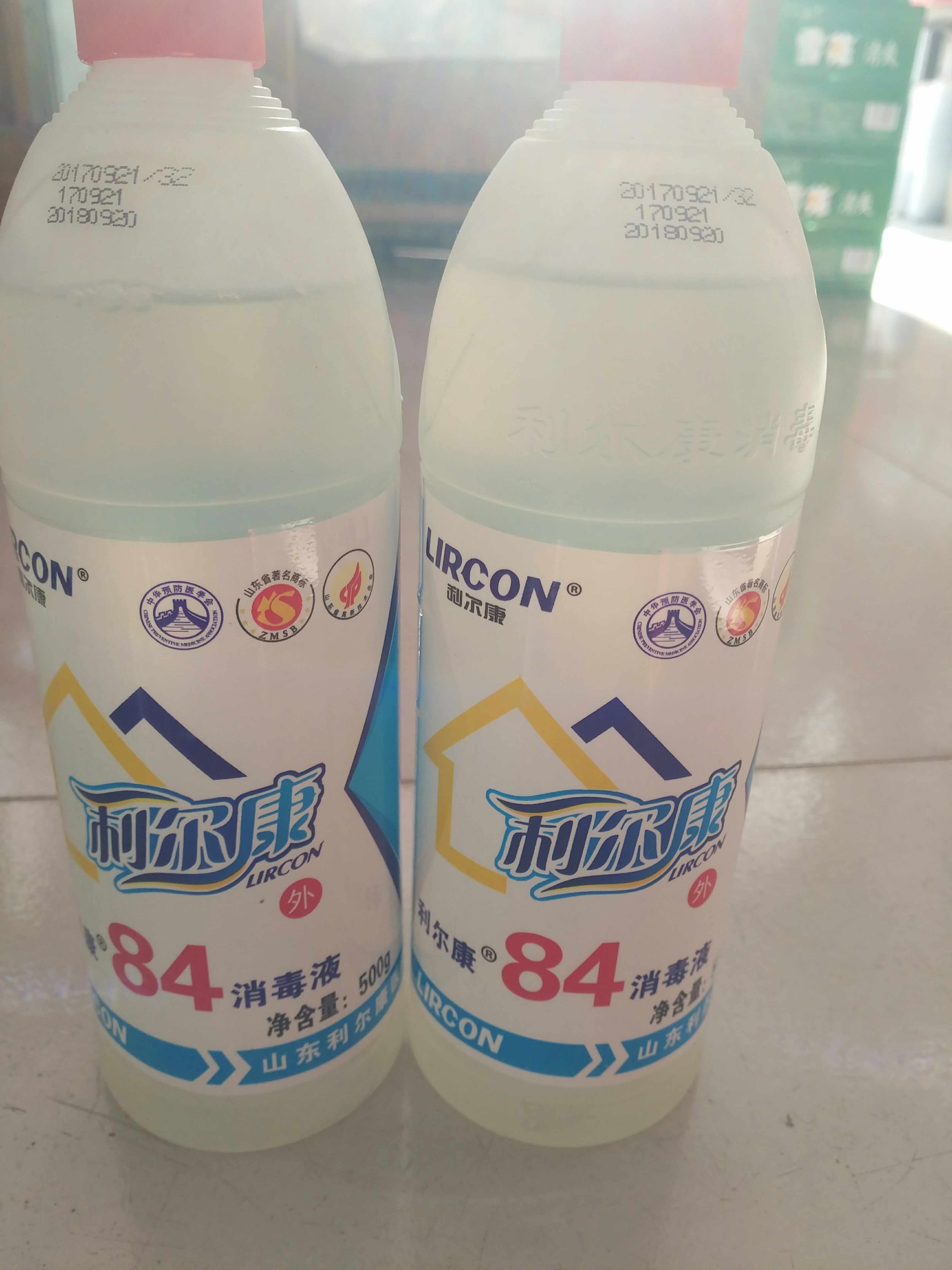 利尔康84消毒液500g