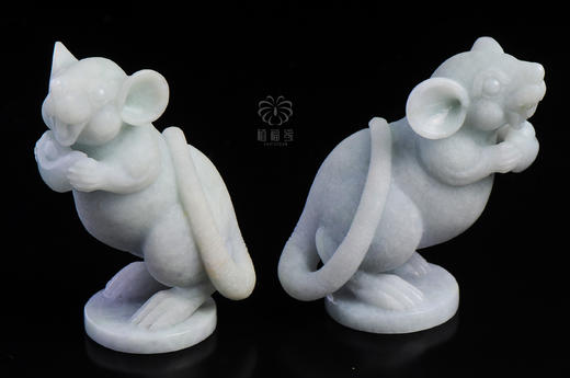 【吉祥双宝】如意鼠一对-BW712032 商品图1