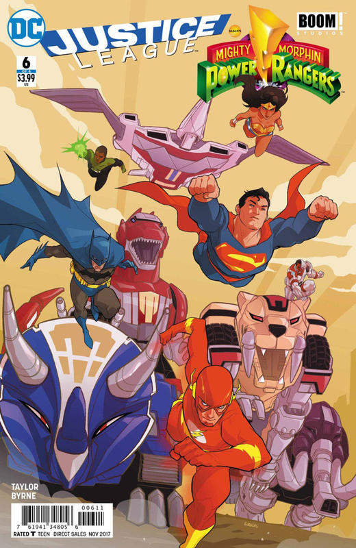 正义联盟/恐龙战队 斜线 Justice League/Power Rangers（2017）普封 商品图0