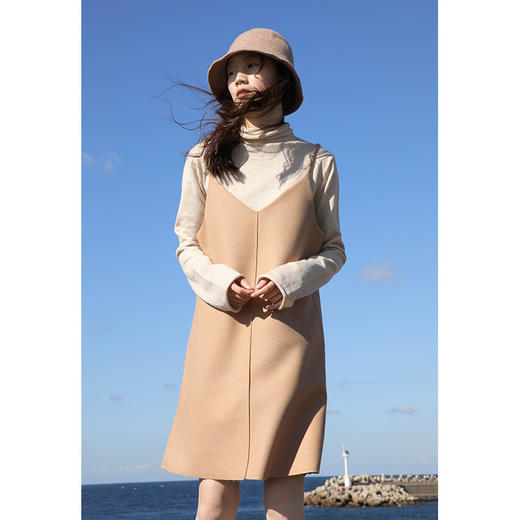 【服饰鞋包】冬季新款韩版卷边毛衣针织衫高领长袖打底衫女装 商品图2