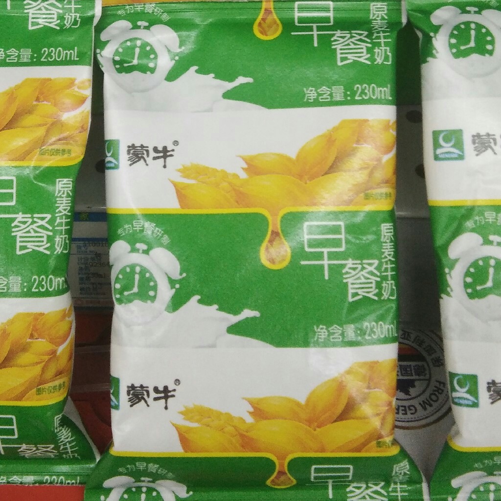 蒙牛麦香早餐奶