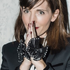 北京仓｜Catherine Osti-Stéphanie-设计师同款 露指手套［法国设计师］