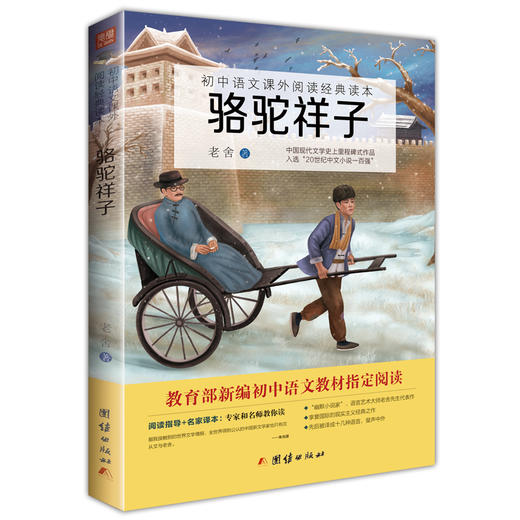 2017新版全套3本 海底两万里+骆驼祥子+人类的群星闪耀时 新编初中语文教材指定阅读 商品图3