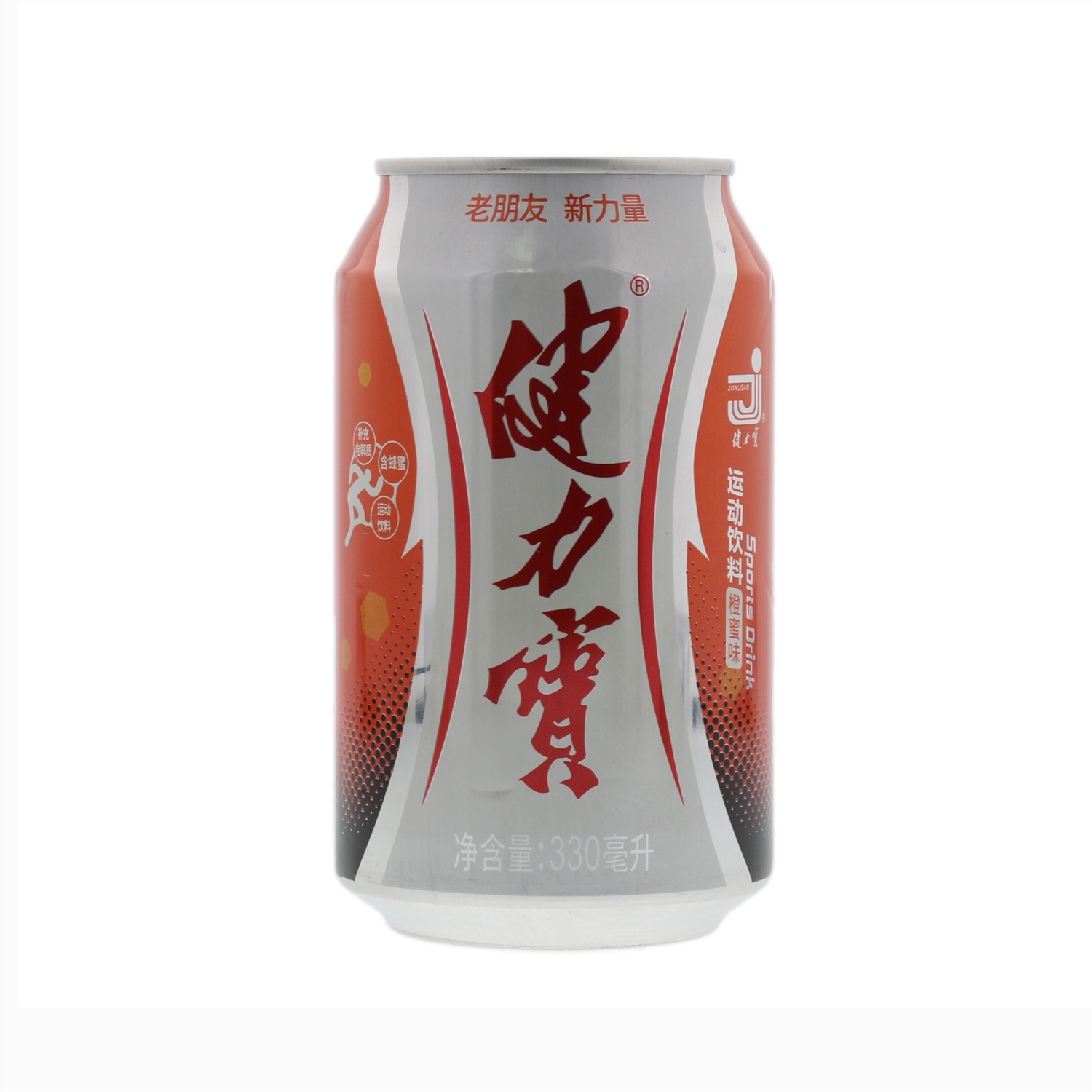 健力宝橙蜜味运动饮料（含气型）330ml