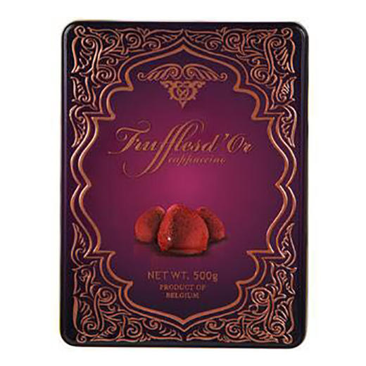 贝得嘉卡布奇诺味松露形巧克力（铁盒）【2盒就包邮】 商品图1