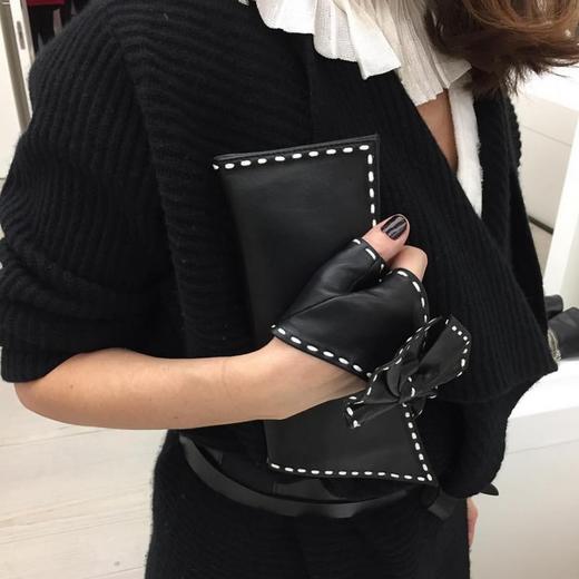 北京仓｜Catherine Osti-Stéphanie-设计师同款 露指手套［法国设计师］ 商品图4