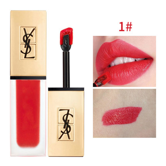 ysl/圣罗兰 雾面丝绒哑光唇釉 6ml 2017新品1/8/9/16