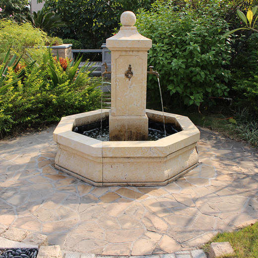 罗曼米黄法式庭院八角喷泉 商品图0