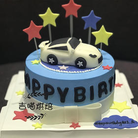 小汽车（翻糖装饰）