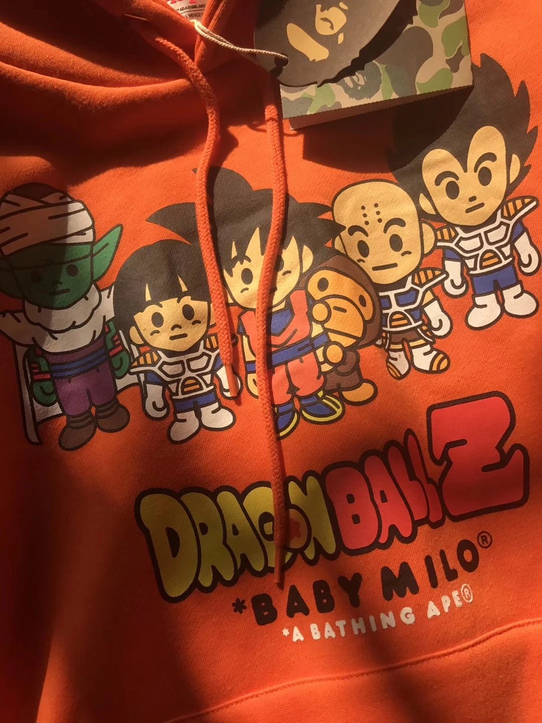 ape旗下品牌babymilo七龙珠联名款男士秋冬时尚休闲帽衫卫衣