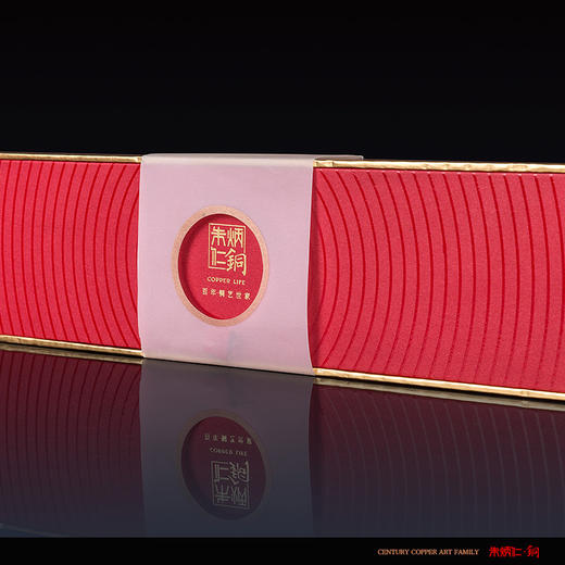 朱炳仁铜 龟马如意 铜筷子 铜筷架组合装 家居装饰 工艺品 摆件 商品图4