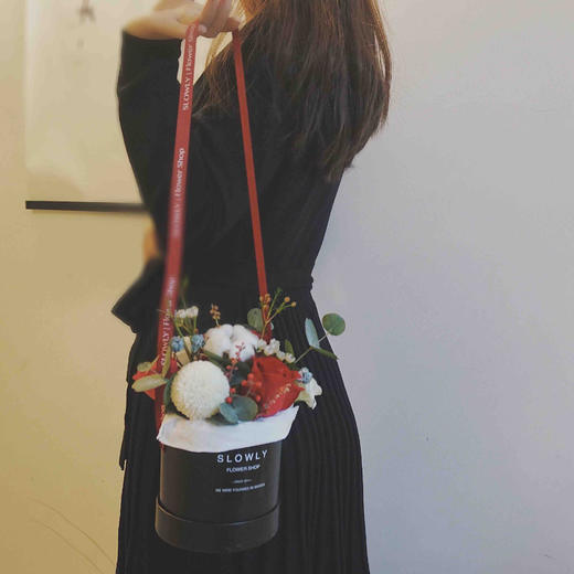 红色小花桶 商品图1