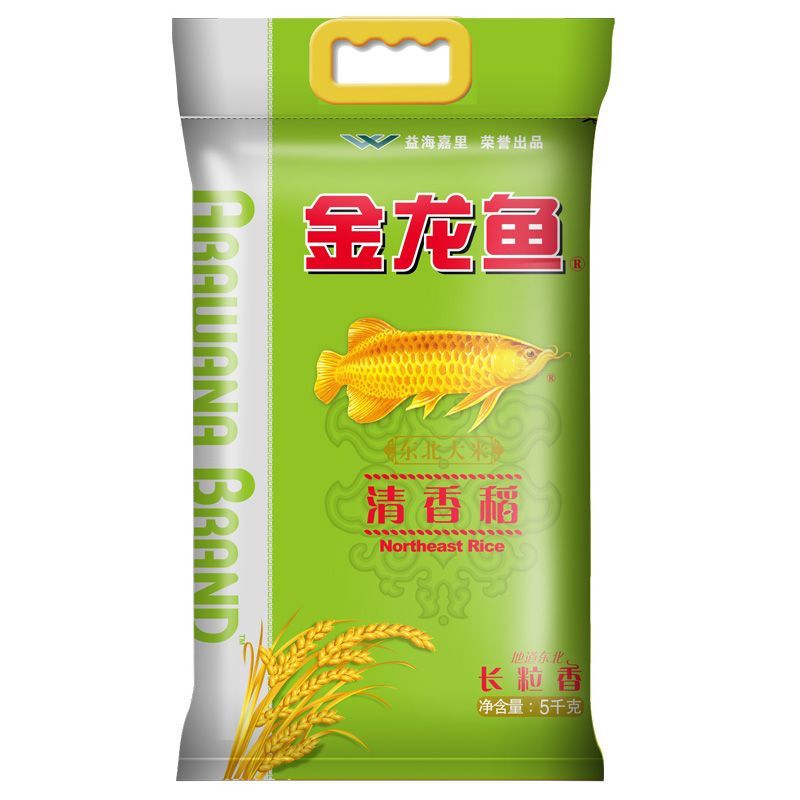 金龙鱼 清香稻长粒香米5kg 大米(米面)