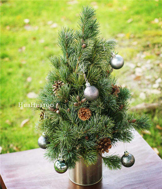 圣诞礼丨松果银色小球圣诞树 商品图1