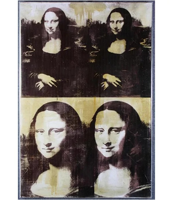 安迪·沃霍尔《蒙娜丽莎》(一组四幅)布面多重乳化画 108.