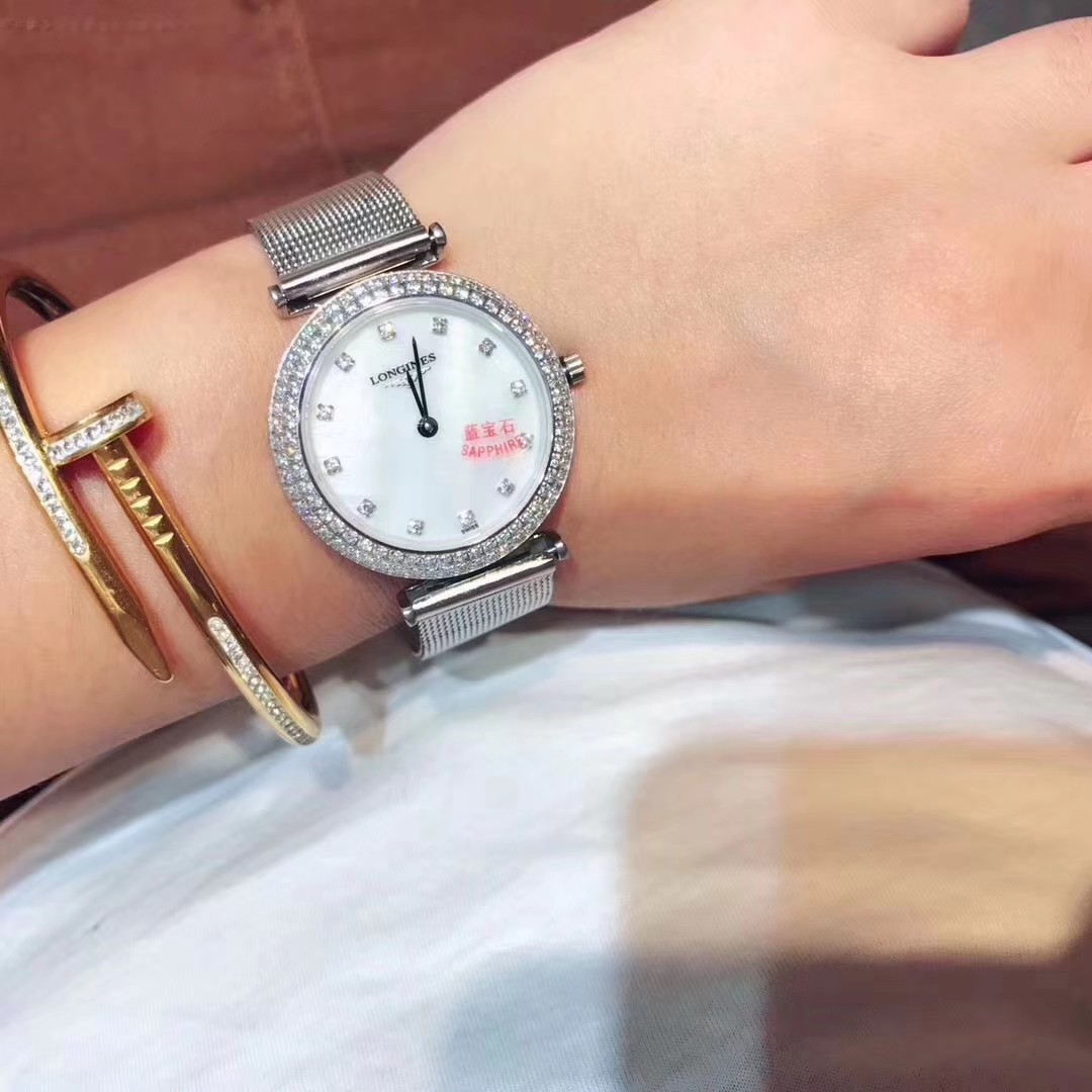 longines【浪琴】火爆女士腕表不带钻,单排钻,两排钻