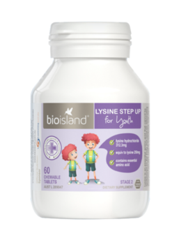 Bioisland青少年赖氨酸助长素60粒