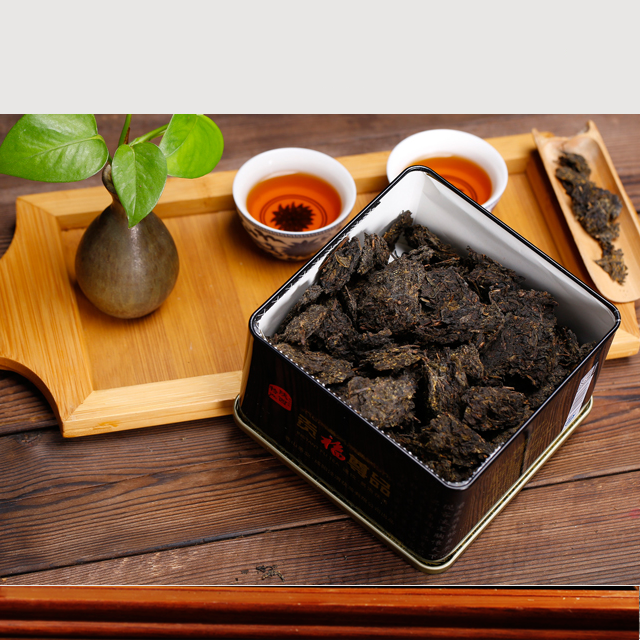 贡福尊品【泾渭茯茶】黑茶 茯茶 陕西茯砖茶 【易泡系列】 280g