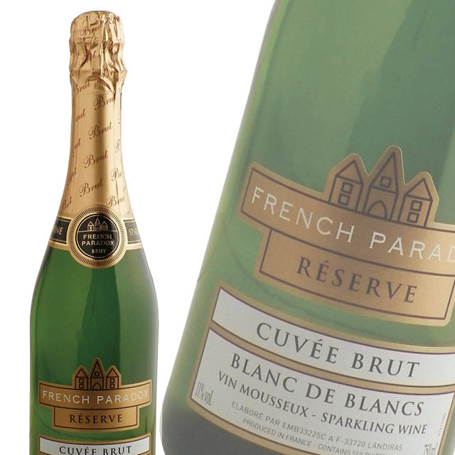 法国原瓶进口起泡酒 茗酊古堡起泡葡萄酒 French Paradox Sparkling  单支装750ml