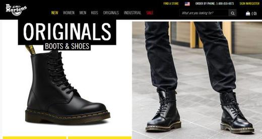 臻品热卖！情侣黑色马丁靴！！头层摔纹纳帕牛皮，一款神奇的百搭马丁靴！带给你超乎想象的柔软感觉~ 商品图1