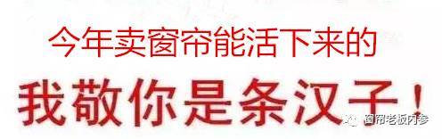 今年卖窗帘能"活"下来的，我敬你是条汉子 商品图0