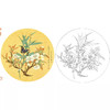 任重工笔花鸟小品白描底稿-XV13 商品缩略图0