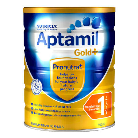 【海外直邮】【预售 新澳直邮】Aptamil/爱他美 金装婴幼儿奶粉 900g*6/箱 商品图2