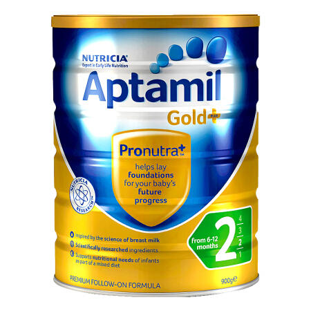 【海外直邮】【预售 新澳直邮】Aptamil/爱他美 金装婴幼儿奶粉 900g*6/箱 商品图1