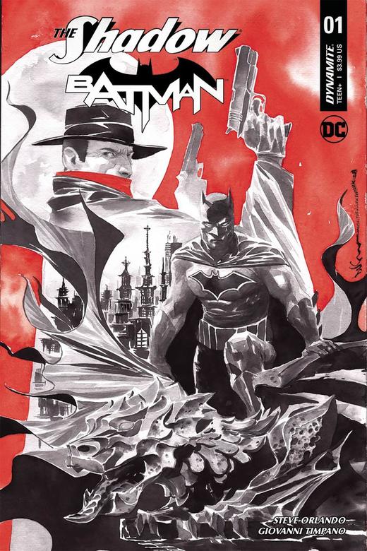 暗影侠与蝙蝠侠 斜线 Shadow /Batman（2017）变体 商品图11