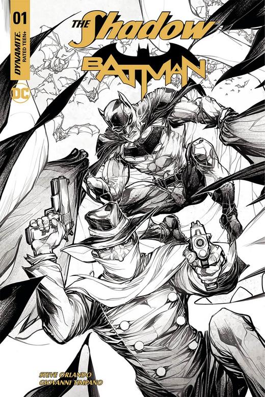 暗影侠与蝙蝠侠 斜线 Shadow /Batman（2017）变体 商品图8
