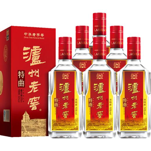 【特曲官旗】52度泸州老窖中华老字号特曲  375ml*6 浓香型白酒 商品图1