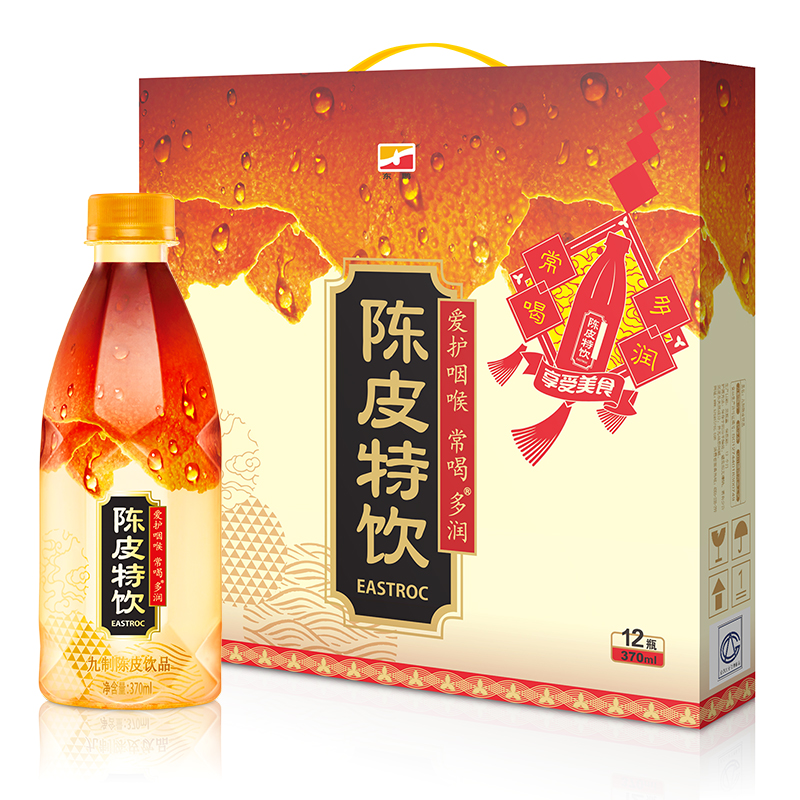 东鹏陈皮特饮 九制陈皮饮料 370ml*12瓶