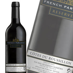 法国原瓶进口红酒 茗酊古堡露喜龙红葡萄酒 French Paradox Cotes de Roussillon  单支装750ml