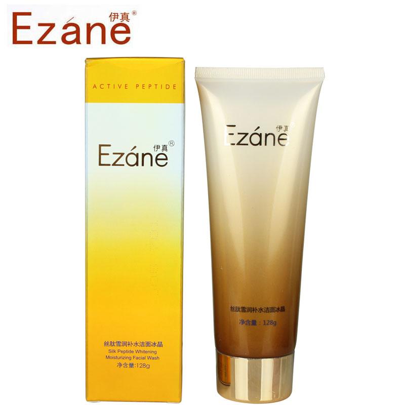 伊真 丝肽润白补水洁面冰晶128g