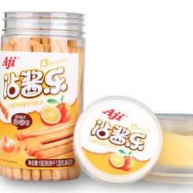 aji 沾酱乐棒棒饼干(牛奶味) 180g/瓶