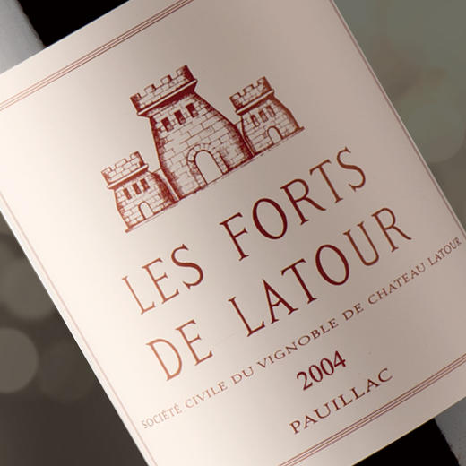 小拉图城堡红葡萄酒2004 Les Forts de Latour 2004   750ml 商品图0