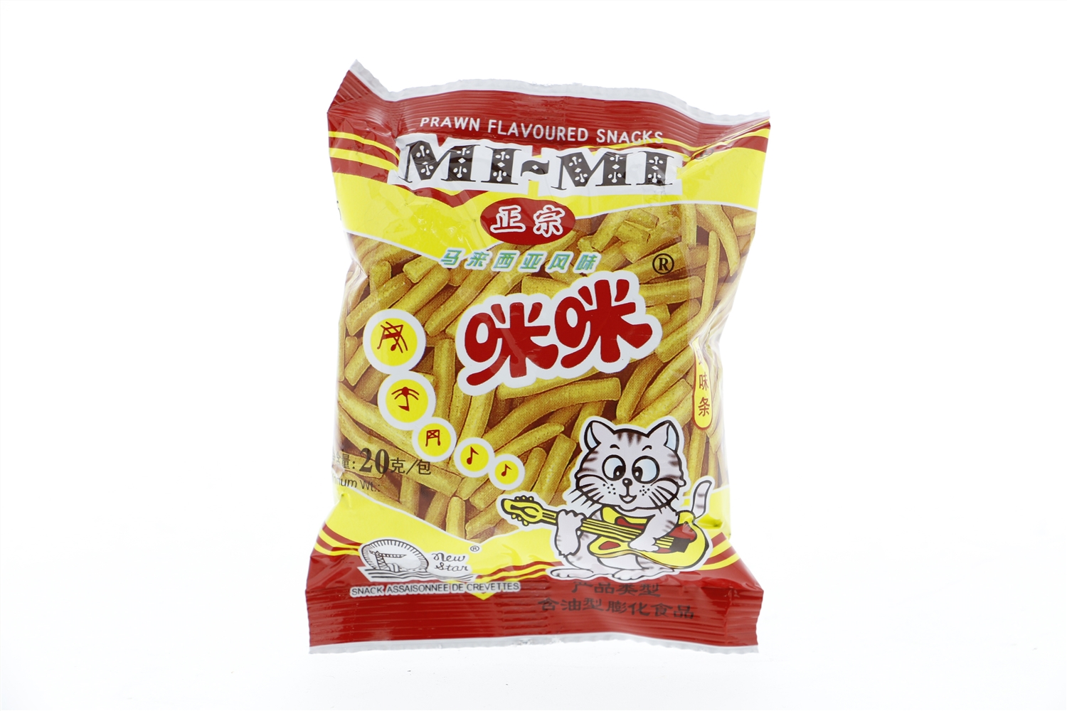 咪咪虾味条20克