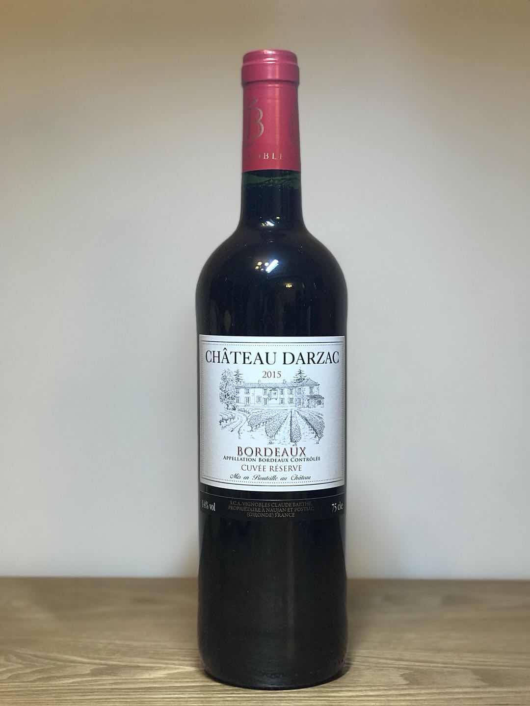 德赫萨克城堡干红葡萄酒ch.darzac