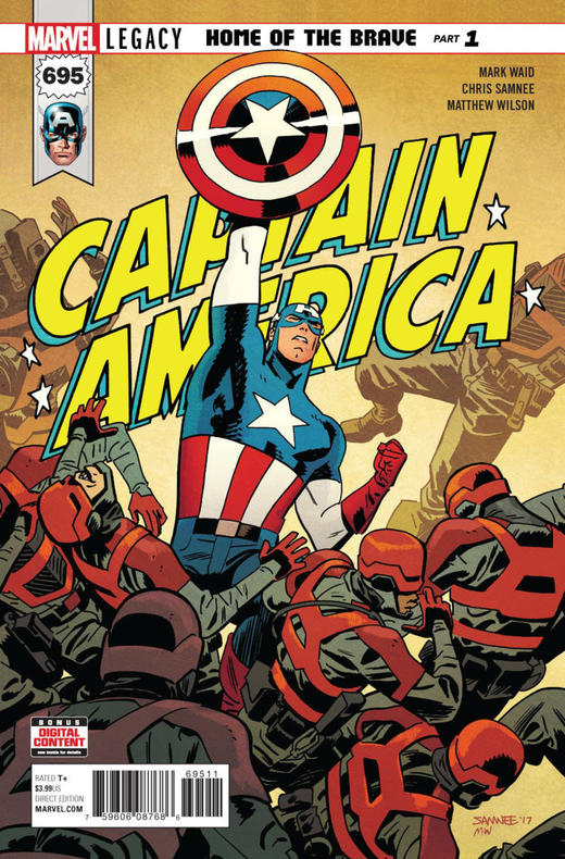 美国队长 主刊 Captain America V8（2017）普封 商品图9
