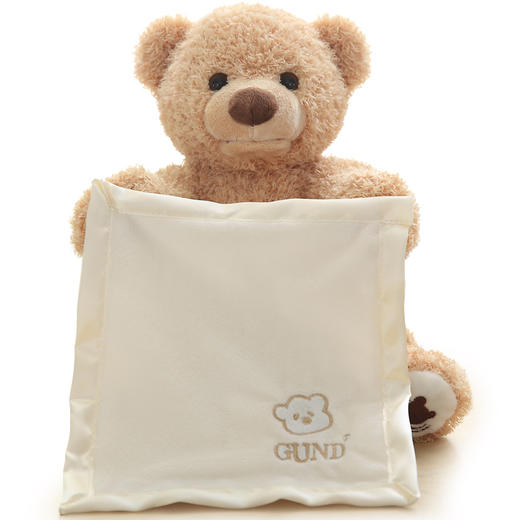 美国BabyGund 躲猫猫小熊毛绒玩偶 商品图2