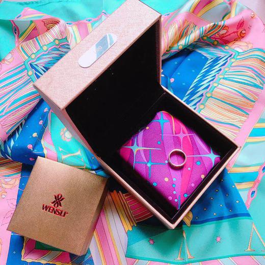 (永久下架)星动小金盒之挚爱永恒款 星座丝巾 商品图0