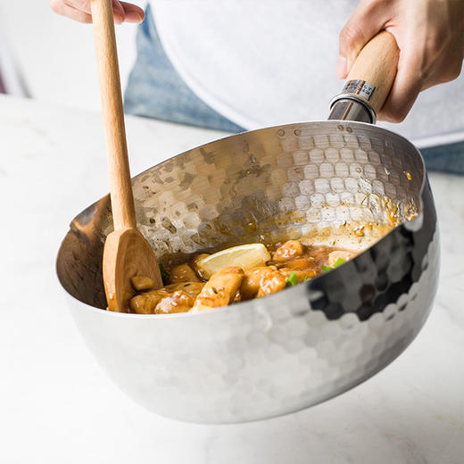 吉川不锈钢雪平锅 | 快速炖煮拌炒，家庭必选 商品图2