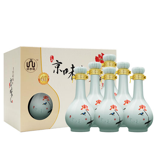 【推荐】京都二锅头 京味儿酒 浓香型白酒 46度  100ml*6瓶 整箱 商品图0