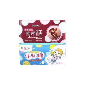 柏泰牛轧糖二合一混合装450g