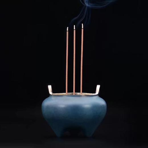 小号三足冲耳炉(蓝色) 商品图3