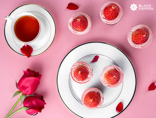 红丝绒草莓杯子蛋糕  Strawberry Red Velvet Cupcake 商品图2