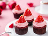 红丝绒草莓杯子蛋糕  Strawberry Red Velvet Cupcake 商品缩略图0