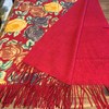 纯山羊绒印花双面带大披肩（原价3838） 商品缩略图1