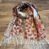 纯山羊绒印花双层带大披肩（原价3198） 商品缩略图3