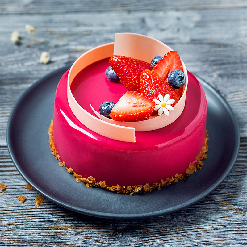 缤纷莓果红茶慕斯Black Tea Berries Mousse